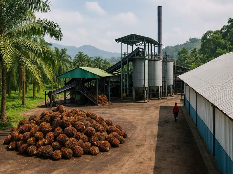 Palm oil supplier farm production